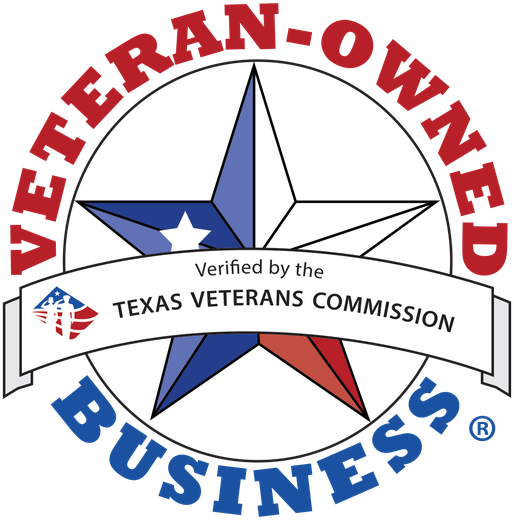 Veteran-Owned Business, verified by the Texas Veterans Commission